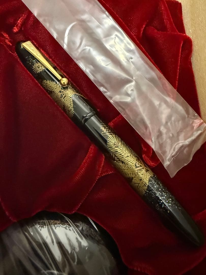 NAMIKI蒔絵万年筆、ユカリ松葉