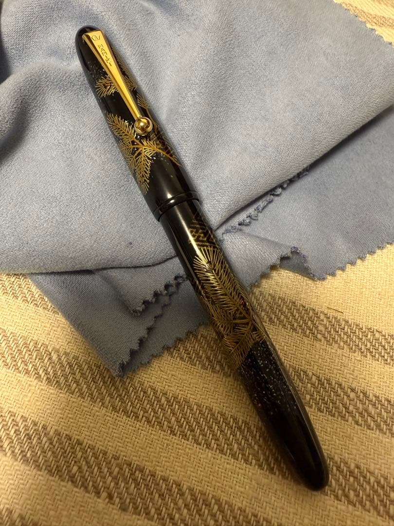 NAMIKI蒔絵万年筆、ユカリ松葉