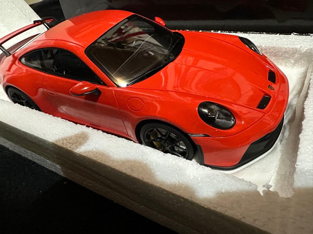 1/18 ポルシェ 911 GT3 2021(オレンジ×ブラックホイール)