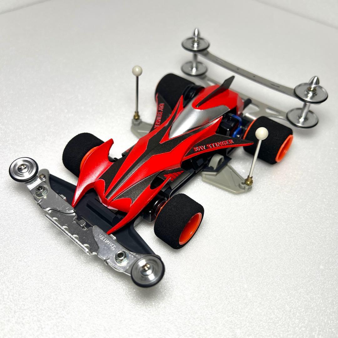 ミニ四駆　レイスティンガー　タミヤ　完成品　肉抜き　塗装　改造　スーパー1