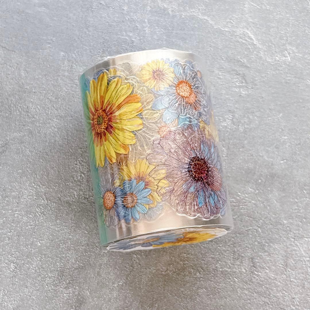 蓝莓不蓝手账《晴昼》海外マスキングテープ　マステ 【2703】