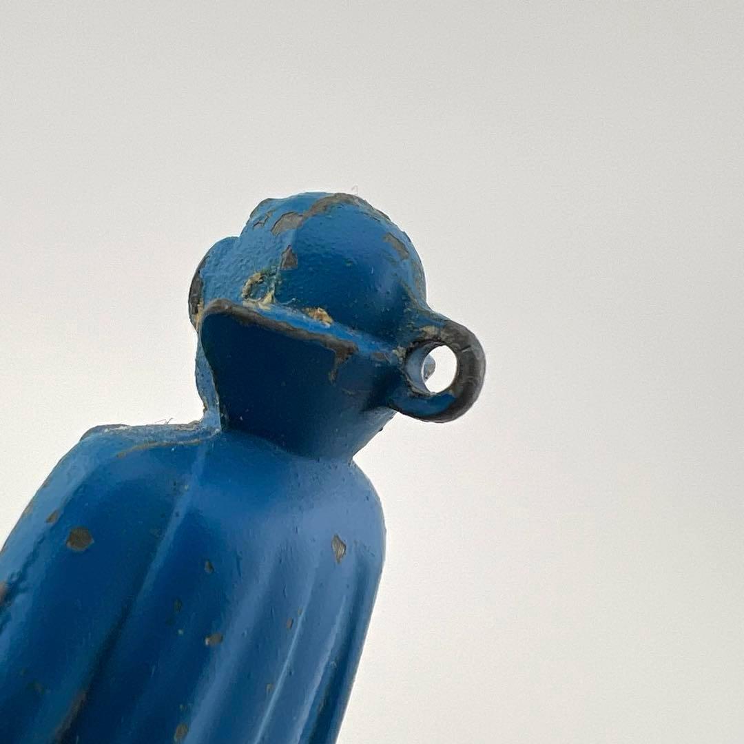 【鉄製】「秘密戦隊ゴレンジャー」アオレンジャー　キーホルダー部材？？