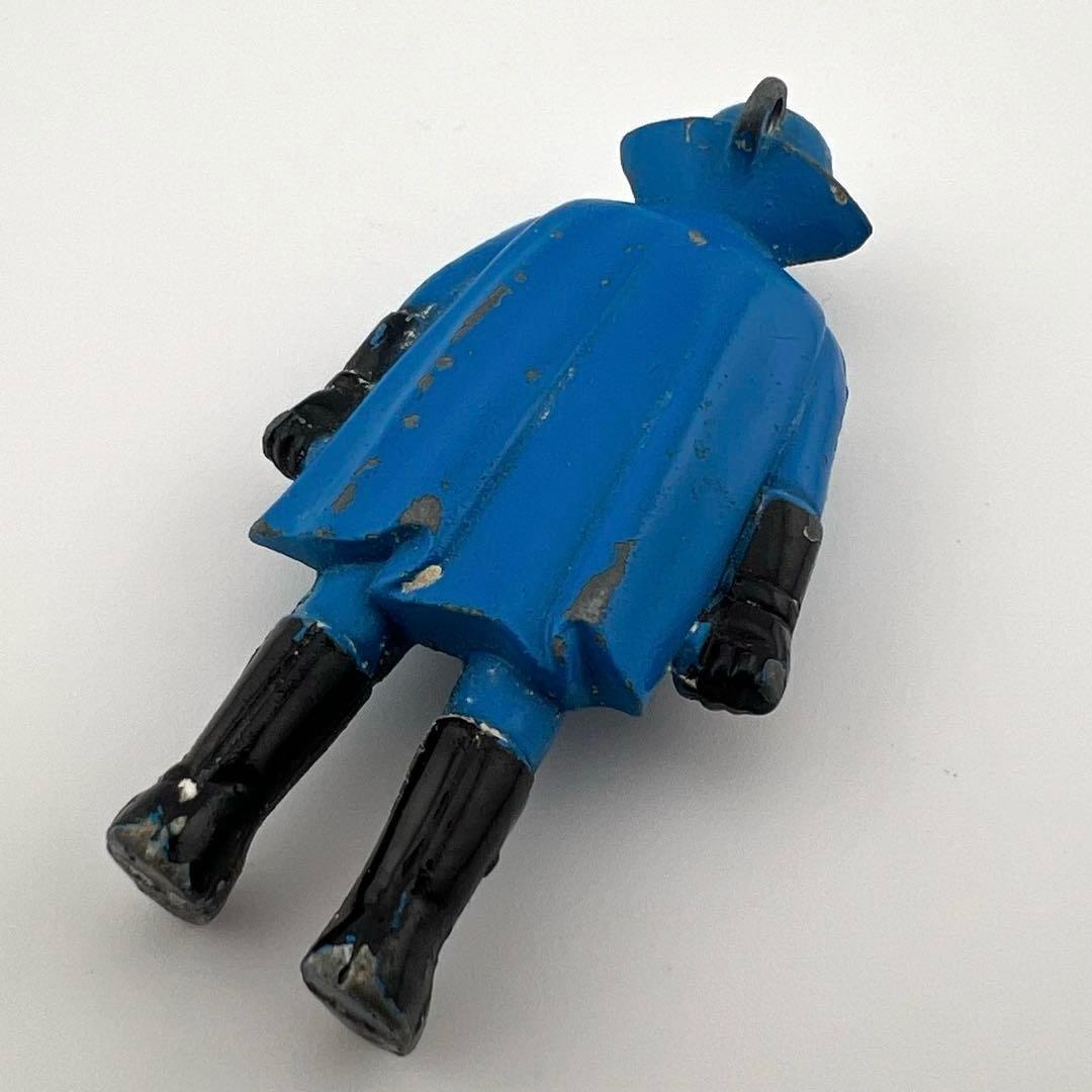 【鉄製】「秘密戦隊ゴレンジャー」アオレンジャー　キーホルダー部材？？