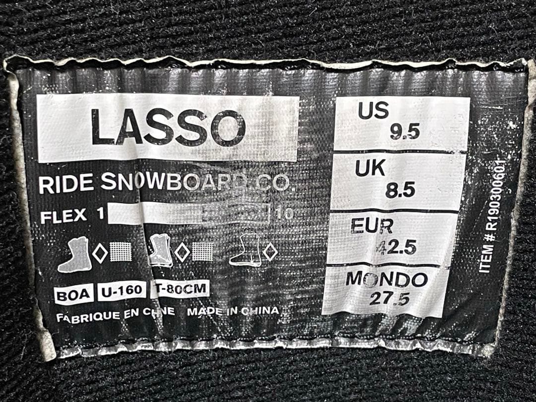 RIDE スノーボードブーツ 27.5cm ダブルボア