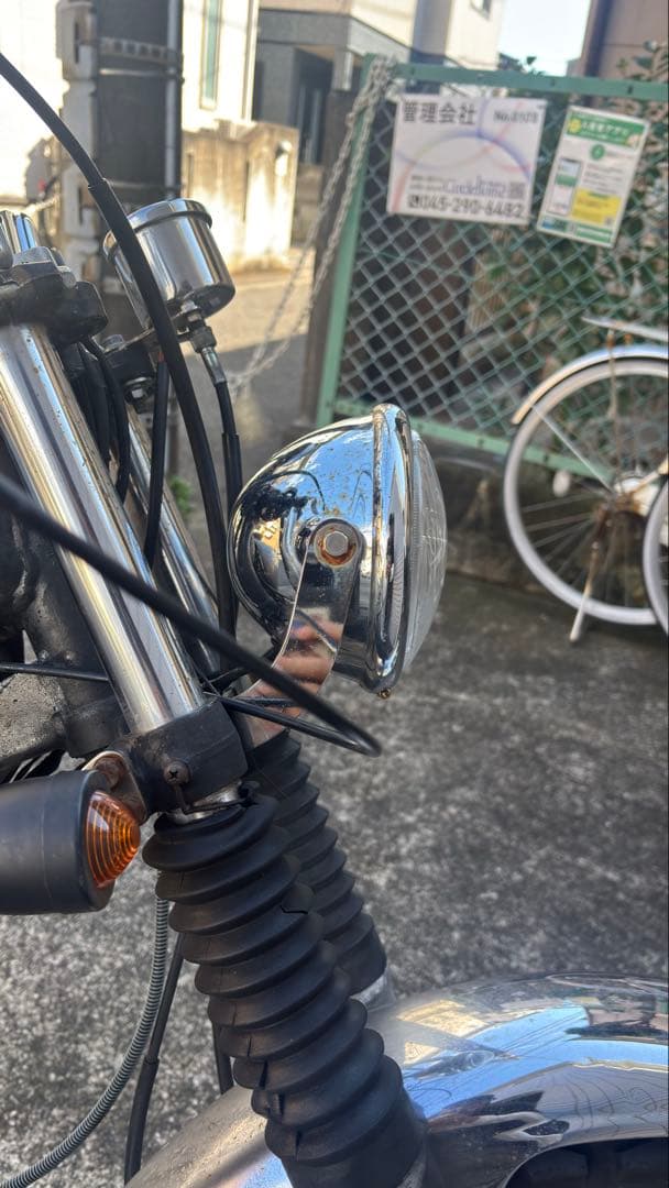 2%er オールドベースタイプサイドマウントライトキット　SR400ヘッドライト