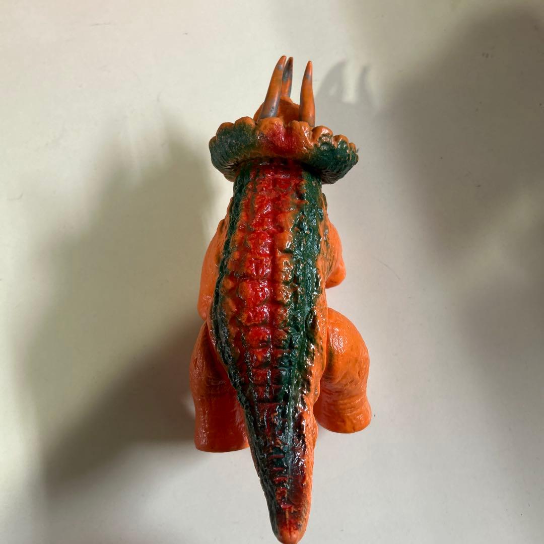 当時物　大協　トリケラトプス　怪獣　ソフビ