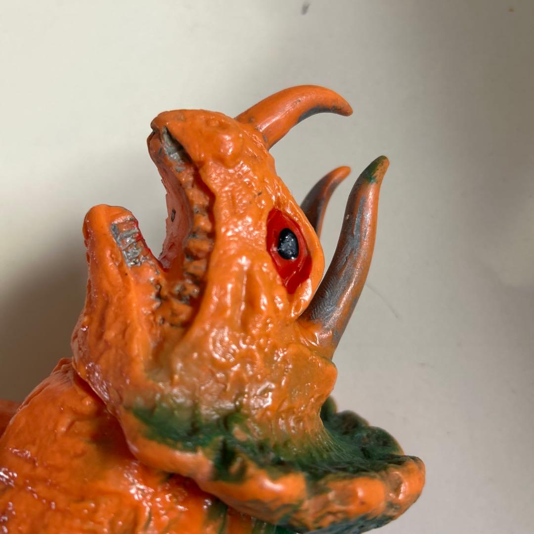 当時物　大協　トリケラトプス　怪獣　ソフビ