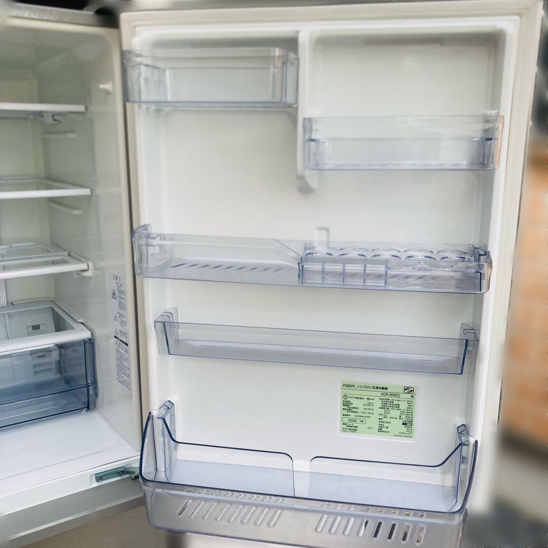 AQUA 355L 冷凍冷蔵庫 AQR-36M(S) 2022年製