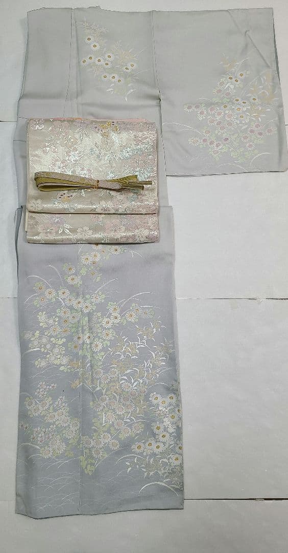 正絹　訪問着　4点セット　お宮参り　七五三　結婚式