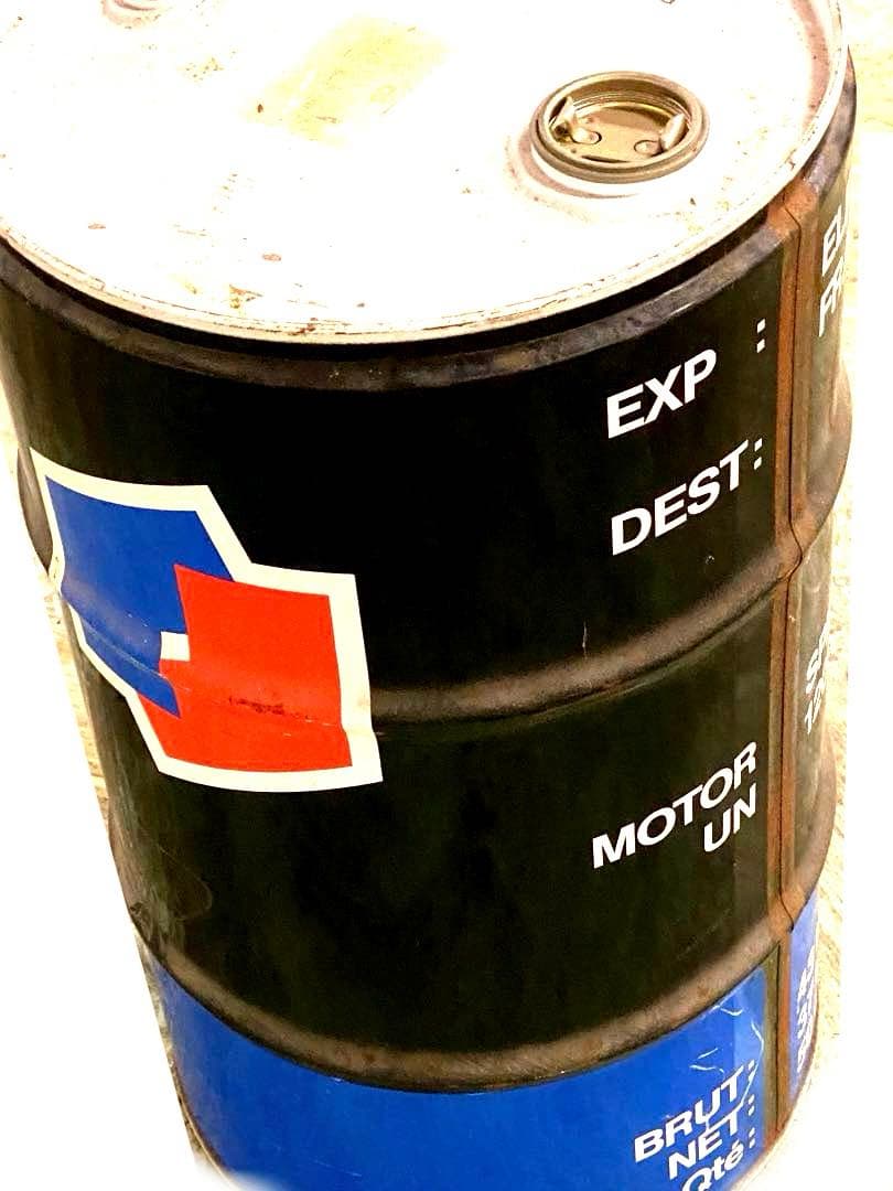 アンティーク品93'当時物エルフelf空のスチール缶