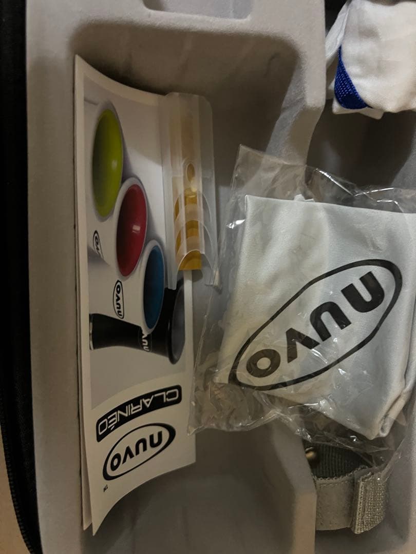 【極美品】nuvo ホワイトクラリネット ケース付き