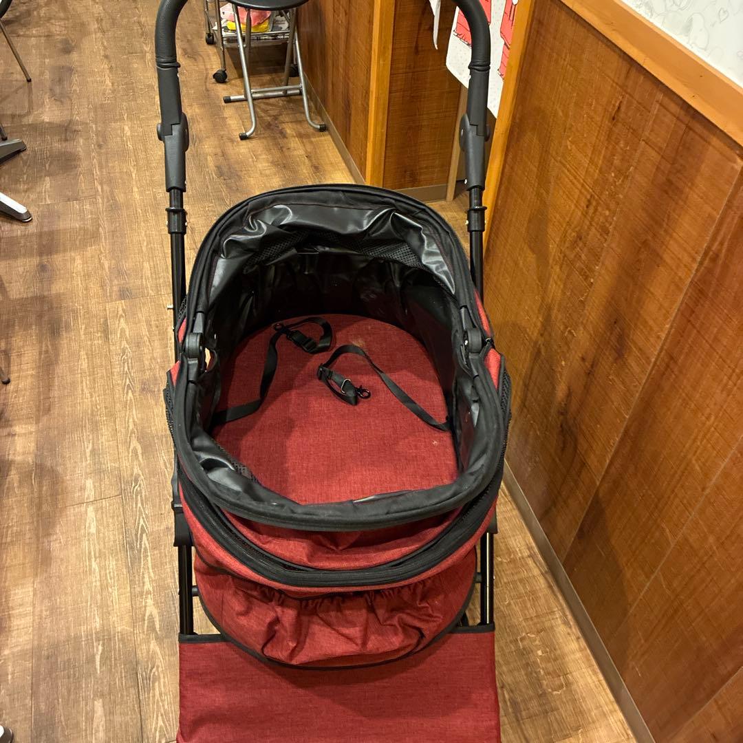 4輪ペットカート ココハート甘えん坊バギーBIG中型犬対応