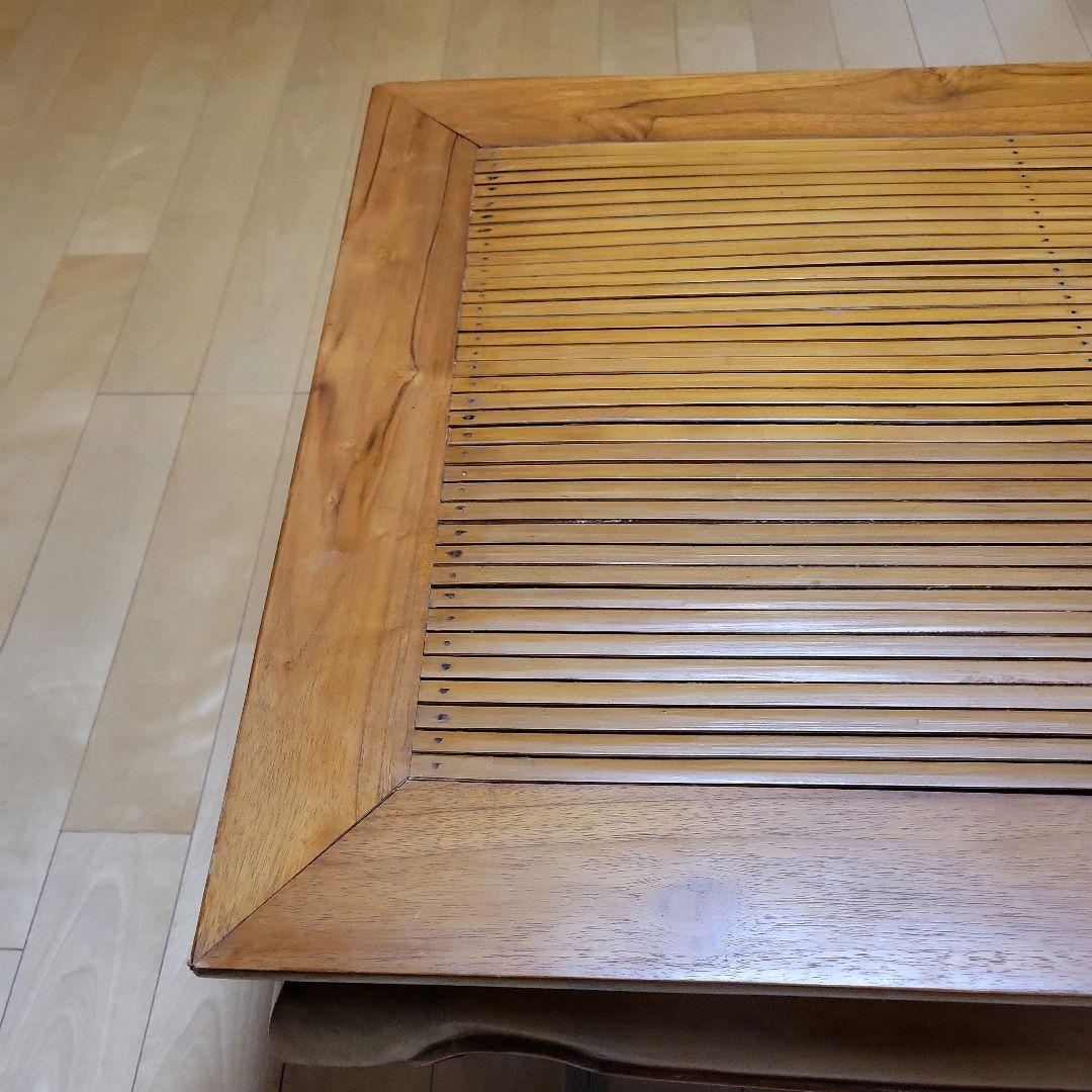 アジアン家具 オピウム ローテーブル 座卓 木製 竹 古民家家具