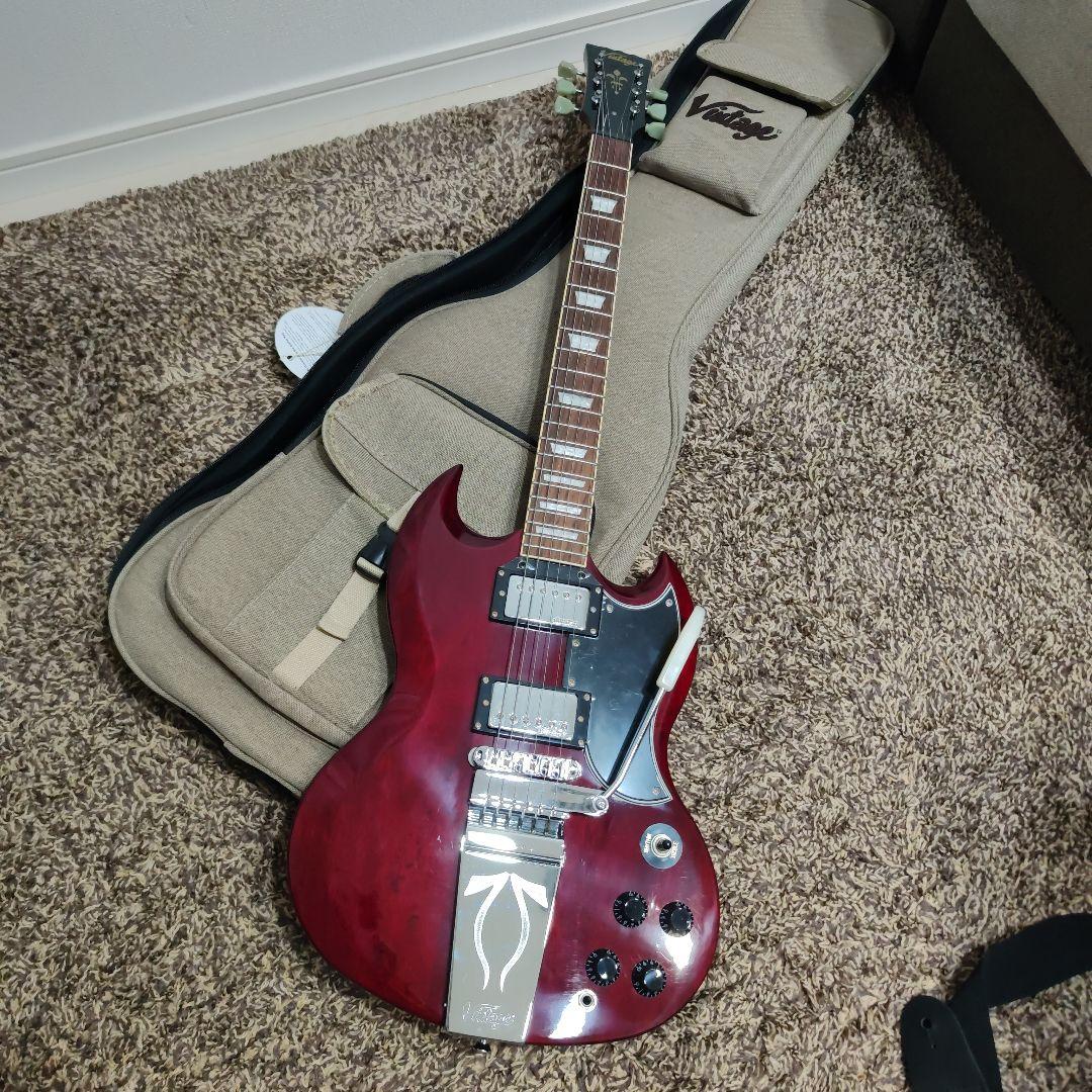 Vintage ＳＧエレキギター ギターケース付き　美品
