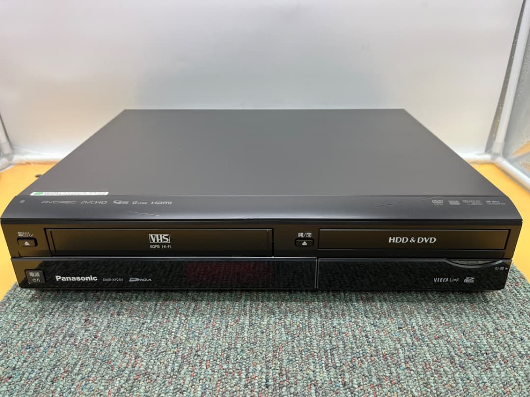 Panasonic　VHS一体型DVDレコーダー　DMR-XP25V　f722
