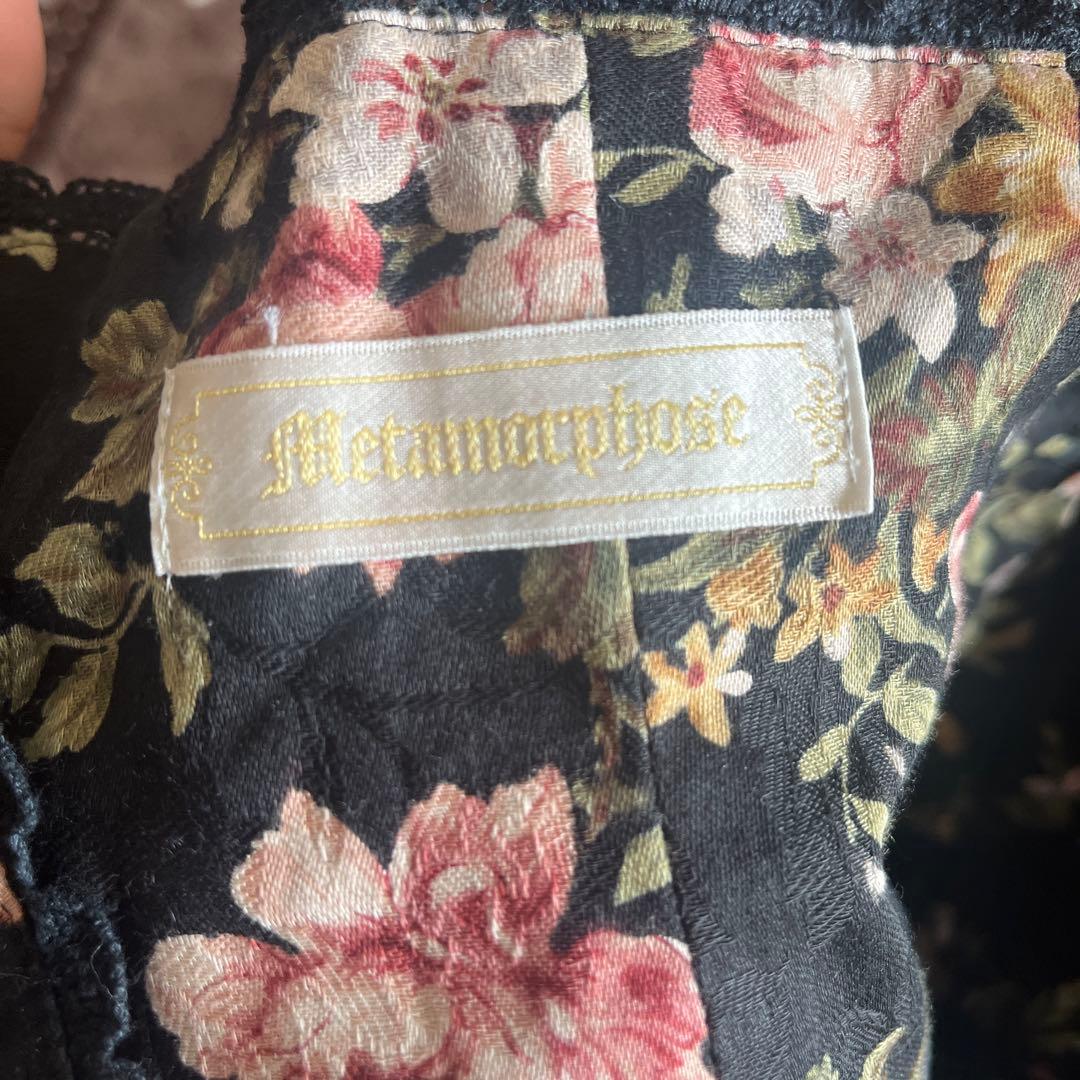 メタモルフォーゼ★アンティークローズ柄のスカート