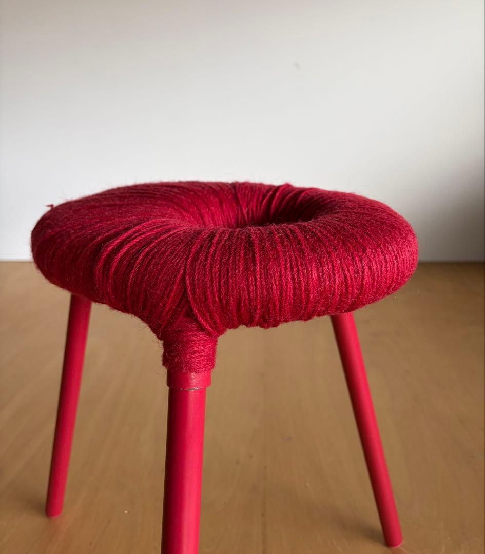 OLD IKEA 毛糸のスツール Eskilstuna 1999