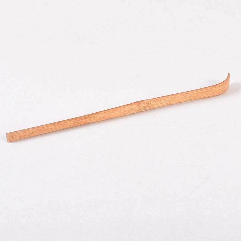 茶道具　宗玄作　茶杓　銘「瑞雲」　紫野　細合喝堂書付　共箱共筒　V　8481