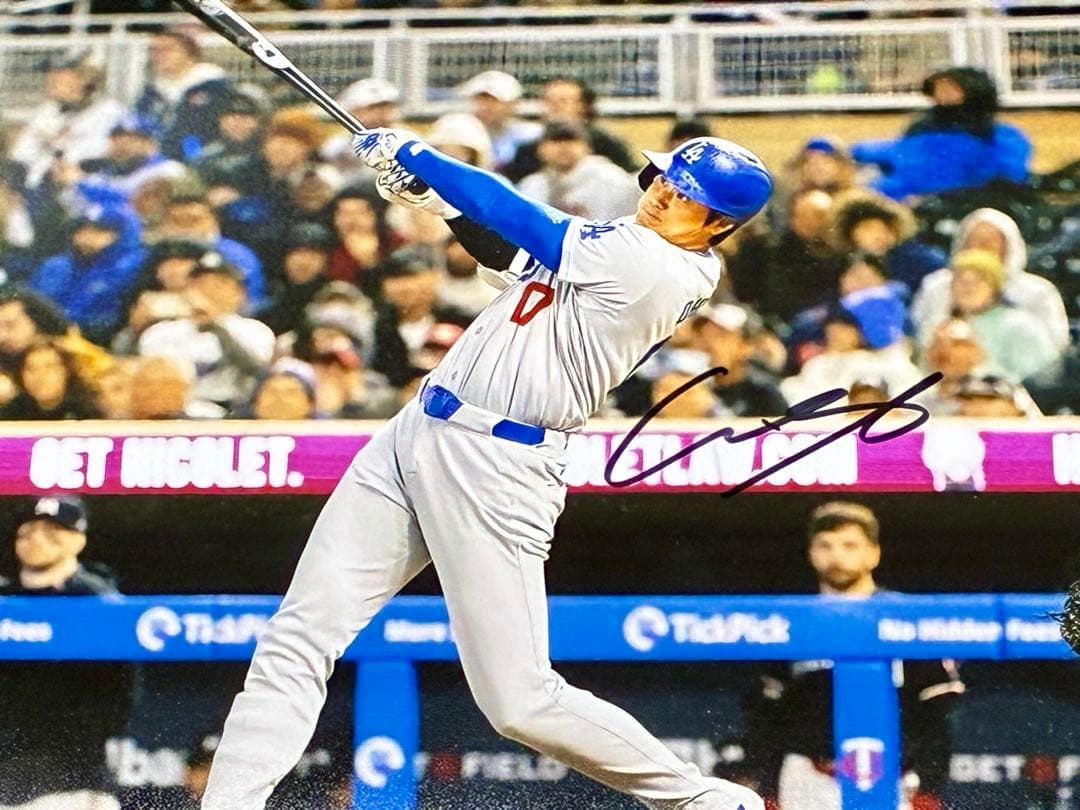 週末SALE！新品未使用！大谷翔平　直筆サイン入フォト保証書付