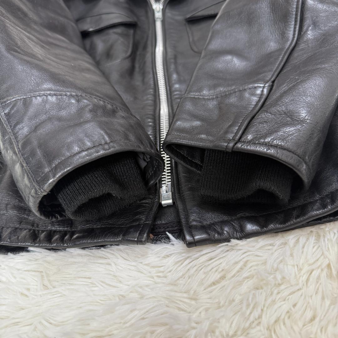 アイロン台様✨Schott ショット ポリスマンジャケット 602 レザー 40