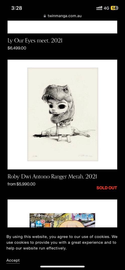 真作　Roby Dwi Antono「Ranger Merah」サイン入り　完売