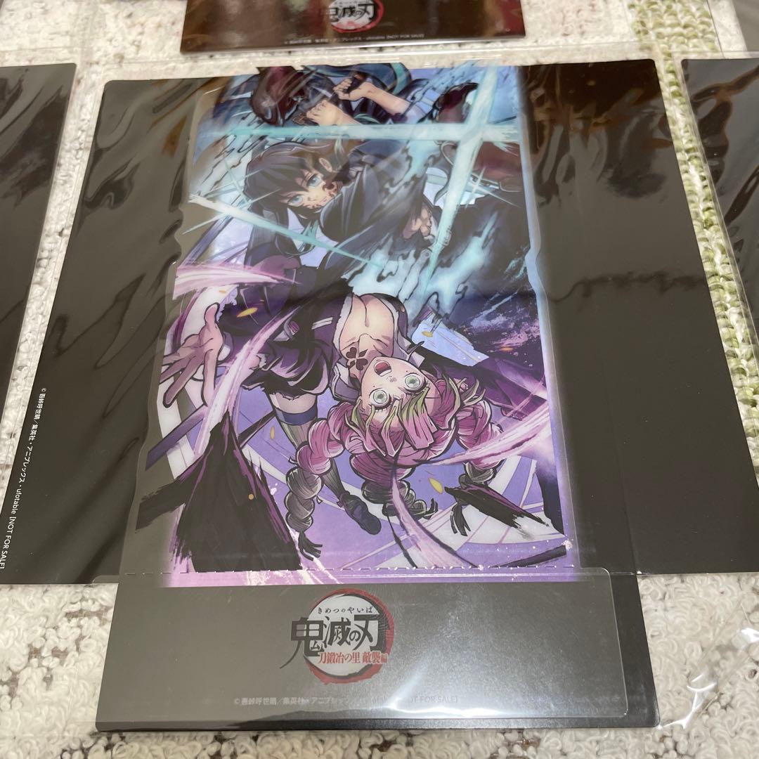 鬼滅の刃　キービジュアルクリアスタンド9種　　　入場特典　鬼滅シアター