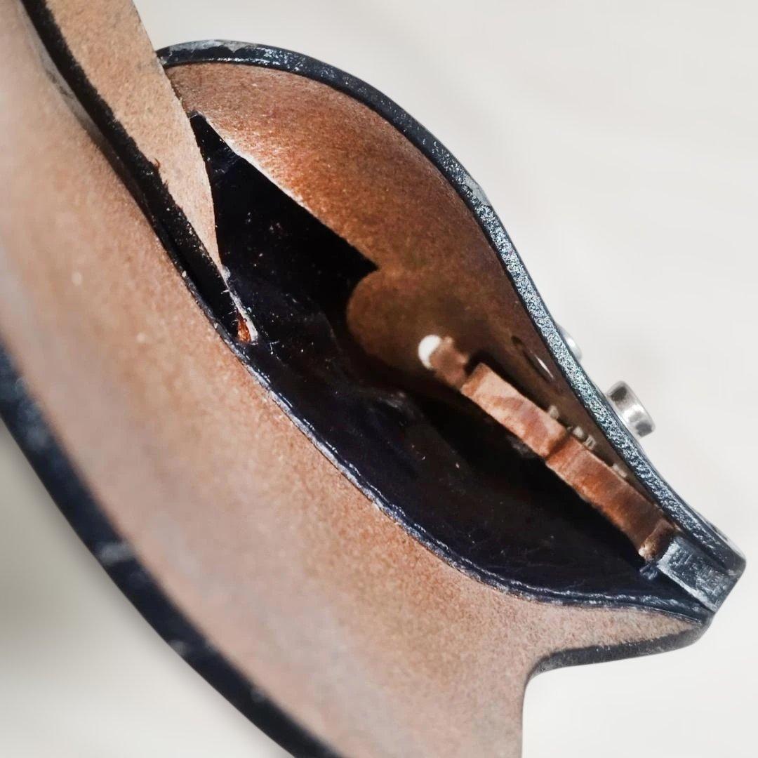 ニューナンブ 3インチ用 本革製ホルスター 分離型 制服用