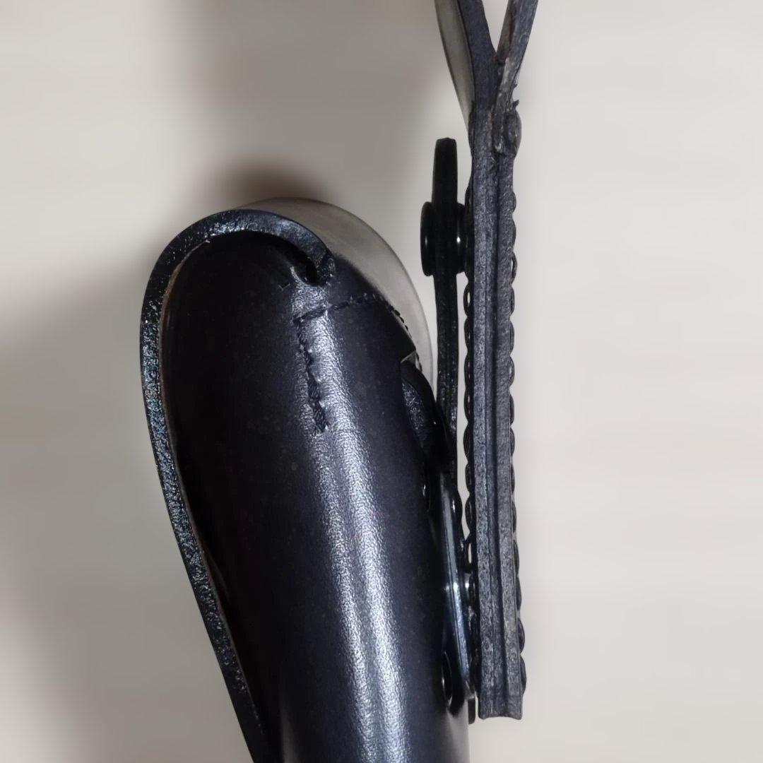 ニューナンブ 3インチ用 本革製ホルスター 分離型 制服用