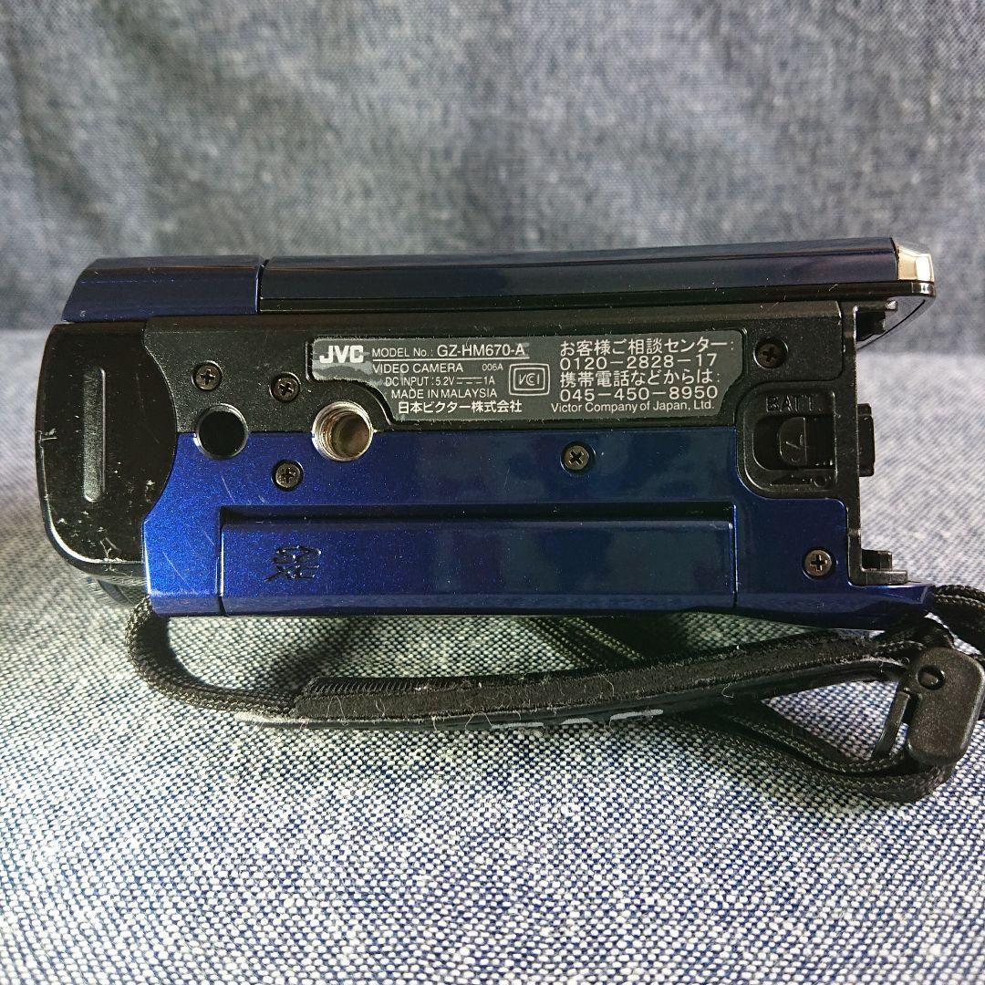 JVCビクター エブリオHD ビデオカメラ美品大容量バッテリー