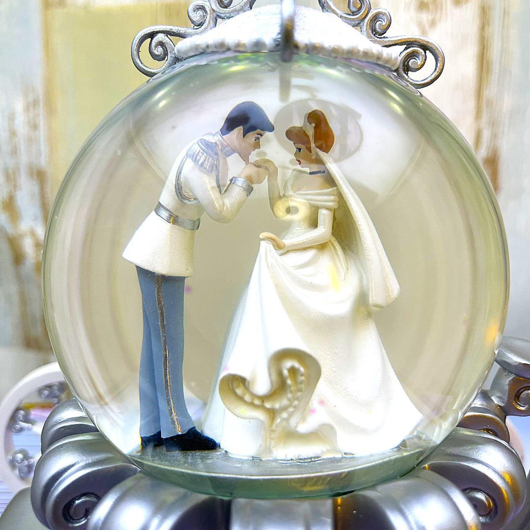 シンデレラ ウェディング スノーグローブ スノードーム かぼちゃの馬車