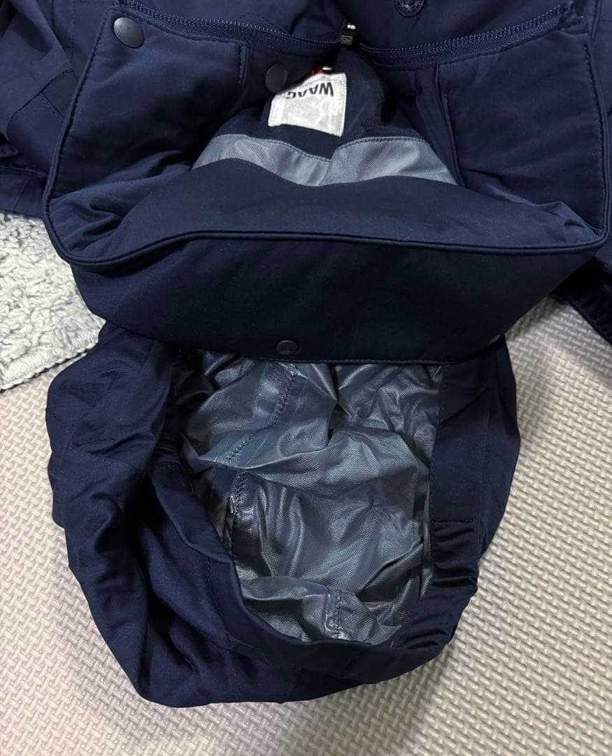 waac ナイロンジャケット　レイン　ブルゾン　ゴルフウェア　ワック　撥水