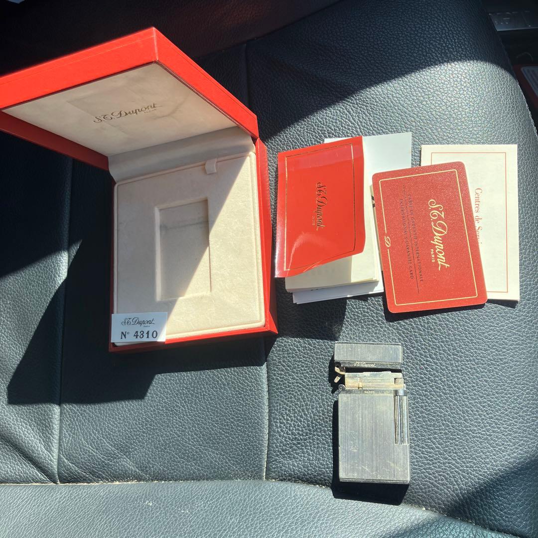 デュポンライター ヘアライン 箱付