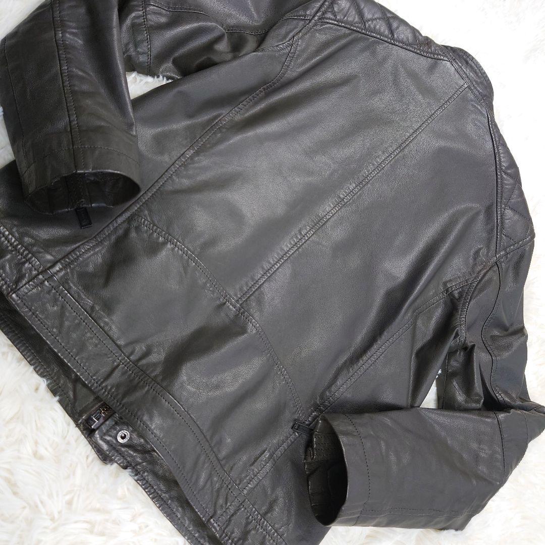 美品!! GAP ギャップ レザー シングル ライダース ジャケット