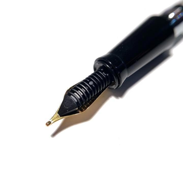 【稀少品】■天然素材 水牛角軸 万年筆 B 太字 Jowoペン先 新品■