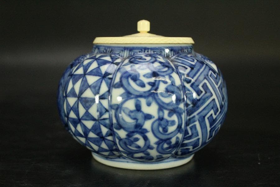 茶道具 昭阿弥作 祥瑞 茶入 共箱(A769)