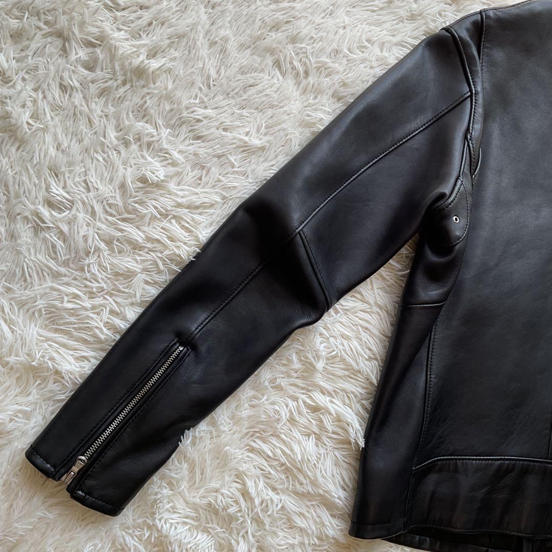 美品✨BEAUTY&YOUTH ユナイテッドアローズ　レザージャケット　シングル