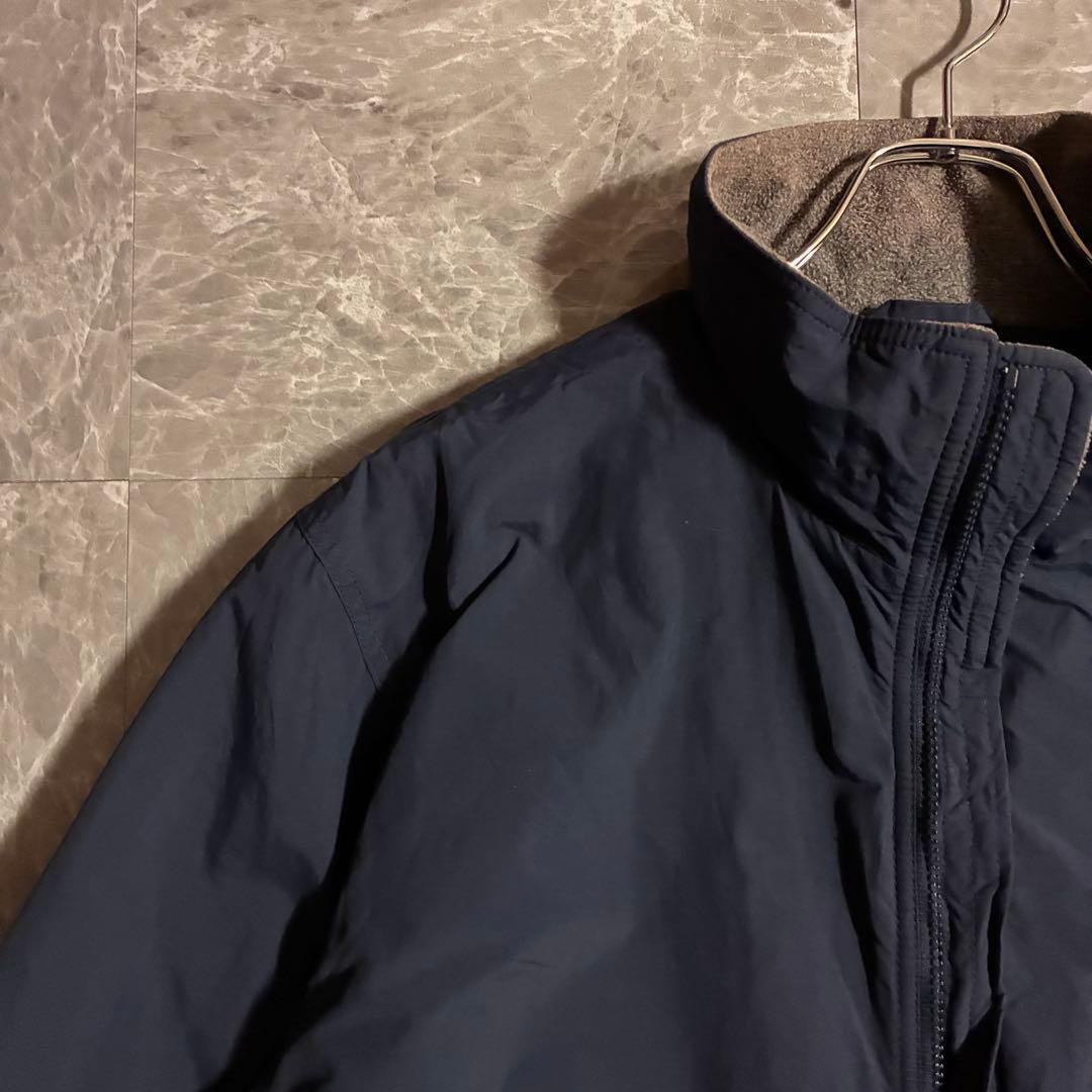 【希少】90s L.L.Bean ウォームアップジャケット刺繍ロゴ 古着 XL