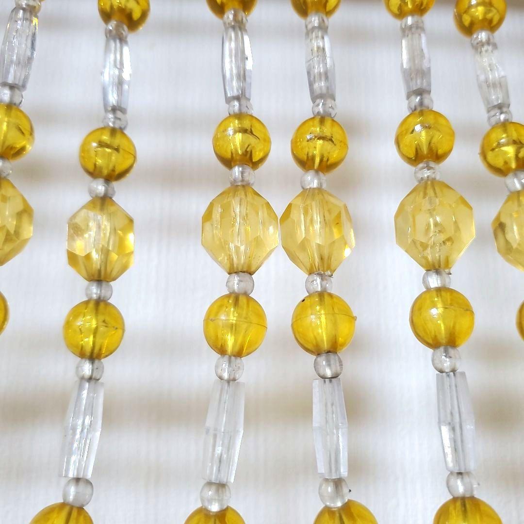 レトロポップ　珠暖簾　ビーズ暖簾　のれん　ビーズカーテン