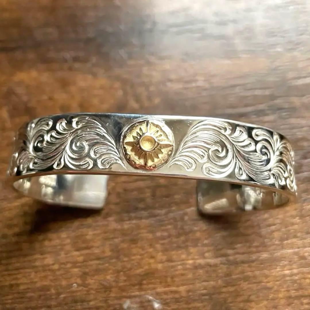 ハイランク　超美品　ほぼ新品級　アリゾナフリーダム　バングル　12mm k18