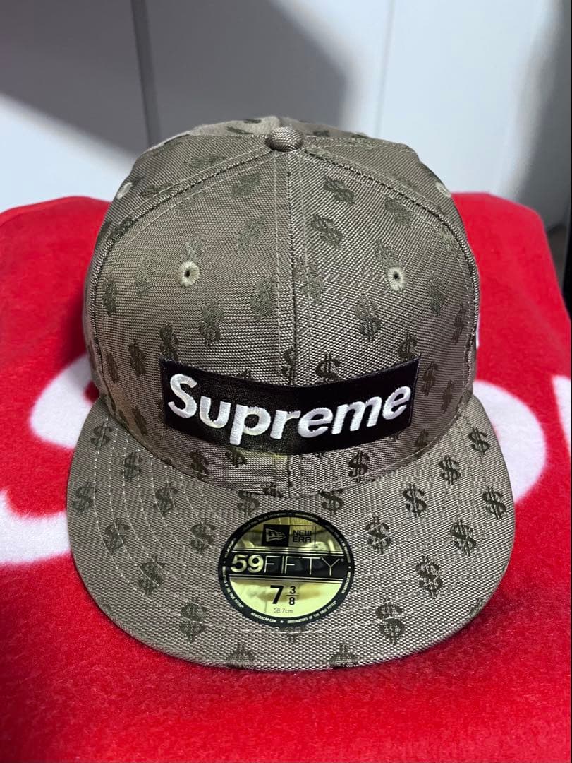 極美品Supreme Monogram Box Logo New Era