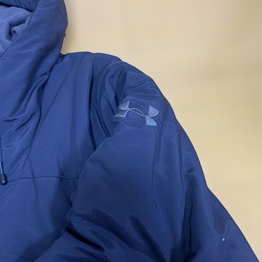 UNDER ARMOUR ロングコート ブラック　メンズ XXL 美品