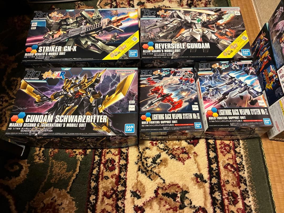 ガンプラセット ガンダムビルドファイターズセットガンダムビルドファイターズトライ