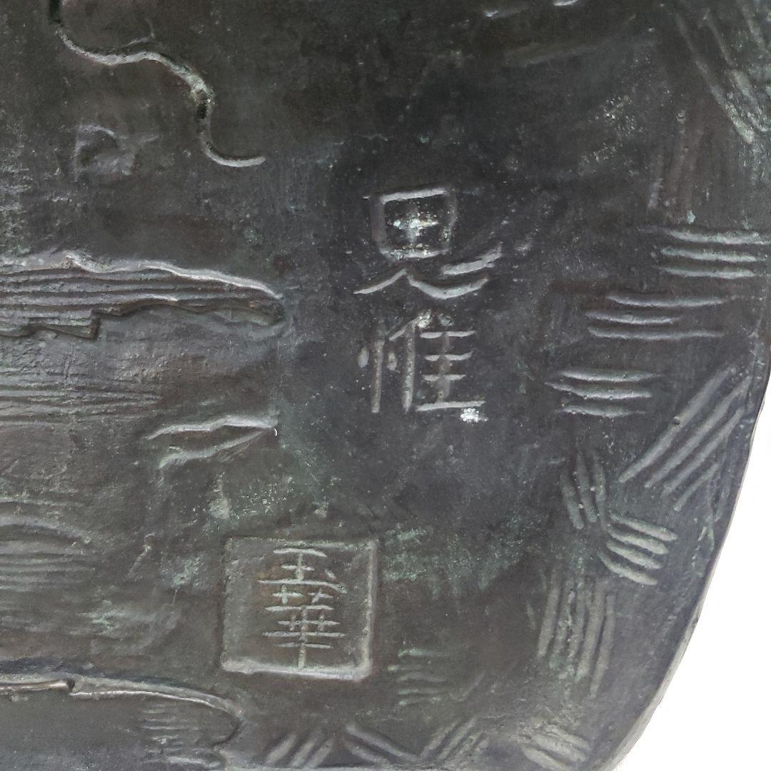 Ｂフライデー蔵出し特価金属製仏像風モダンアート彫刻 約68cm13,5kg作家物