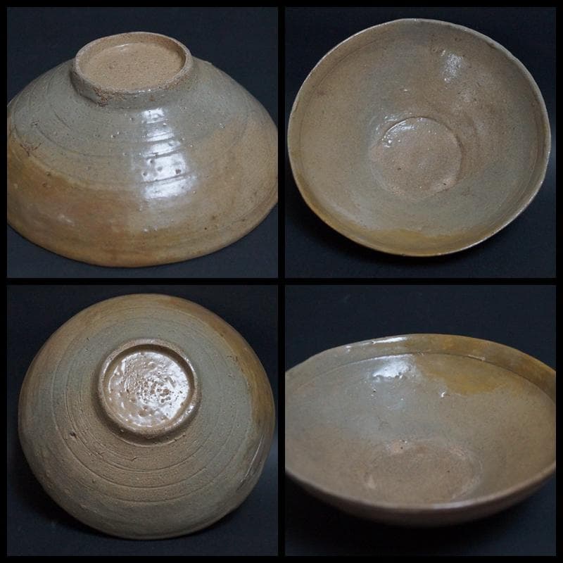 茶道具 古高麗茶碗 九如堂一茶 花押 共箱★時代物★4D1229