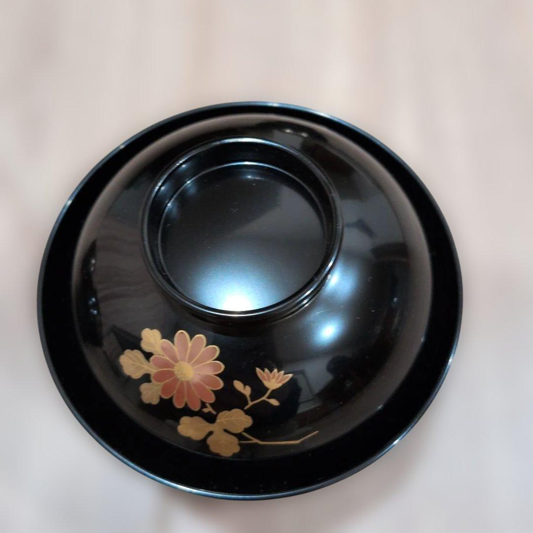 象彦花蒔絵吸物椀　輪島塗　山中塗　津軽塗　越前塗　春慶