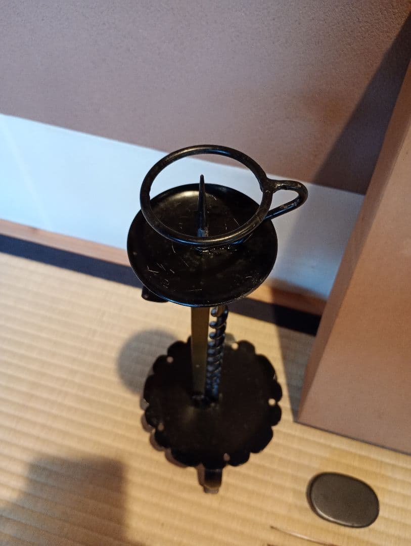 【茶道具】膳燭 夜咄道具 燭台 灯具　その他982