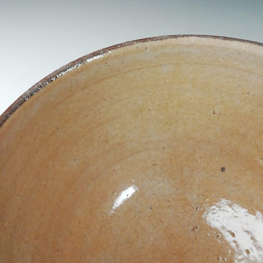 Ｔ９７　茶碗　『唐津　茶碗』『鏡山窯　井上東也』　共箱　抹茶碗　茶道具