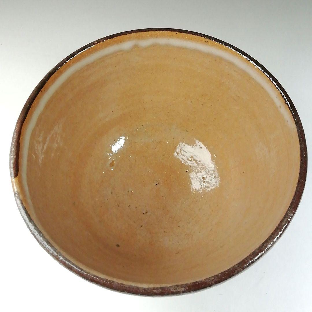 Ｔ９７　茶碗　『唐津　茶碗』『鏡山窯　井上東也』　共箱　抹茶碗　茶道具