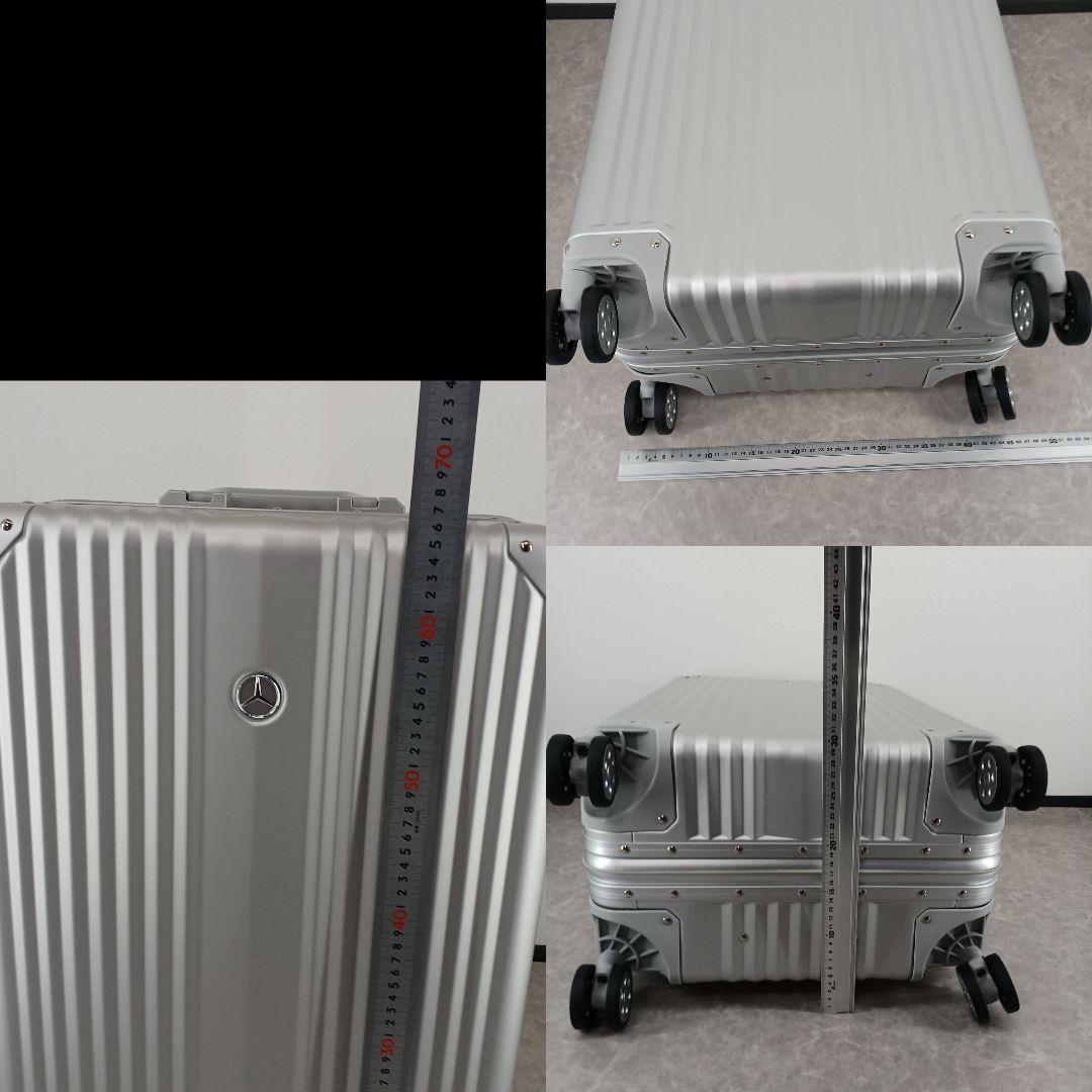 新品未使用‼️メルセデスベンツ【キャリーケース 65L】シルバー/送料込み