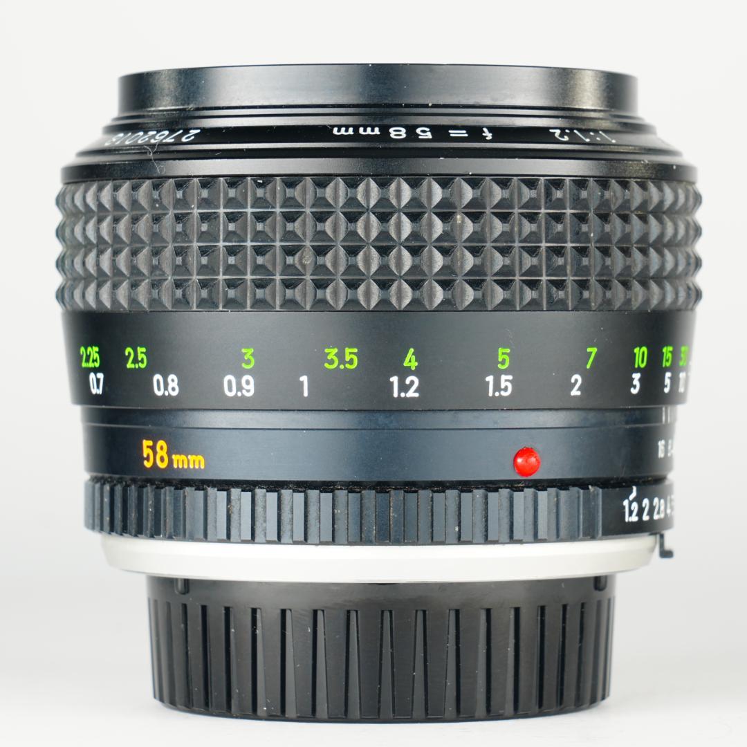 【鷹の目】Minolta MC ROKKOR-PG 58mm F1.2 018